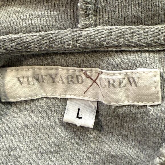 Vineyard Crew Boston Massachusetts Lovers Hoodie Size L Sweatshirt Oversized - Picture 7 of 9